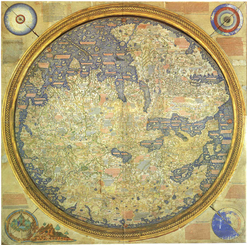 Illustration for article titled Feast your eyes on the first "modern" world map